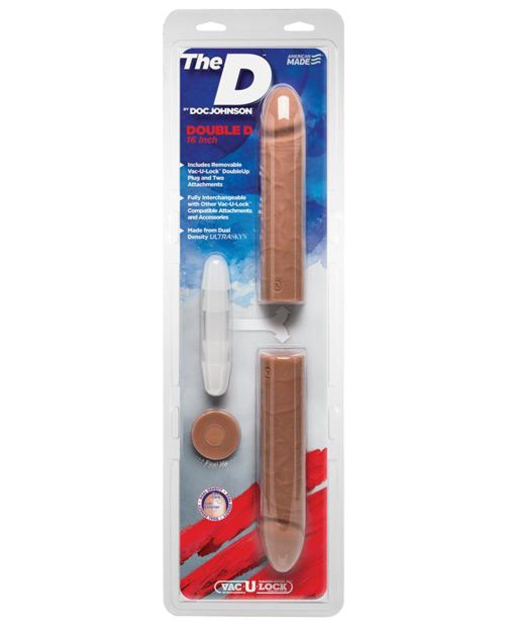 Doll Authority Dongs & Dildos Caramel "The D 16.0"" Double D"