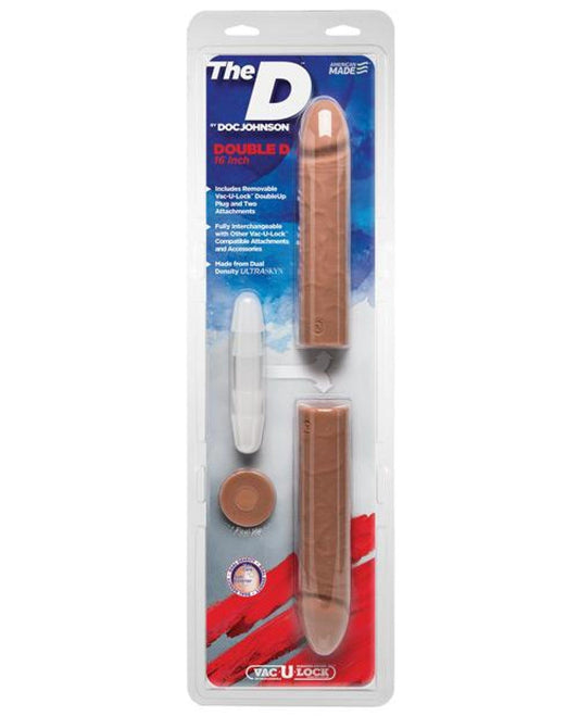 Doll Authority Dongs & Dildos Caramel "The D 16.0"" Double D"