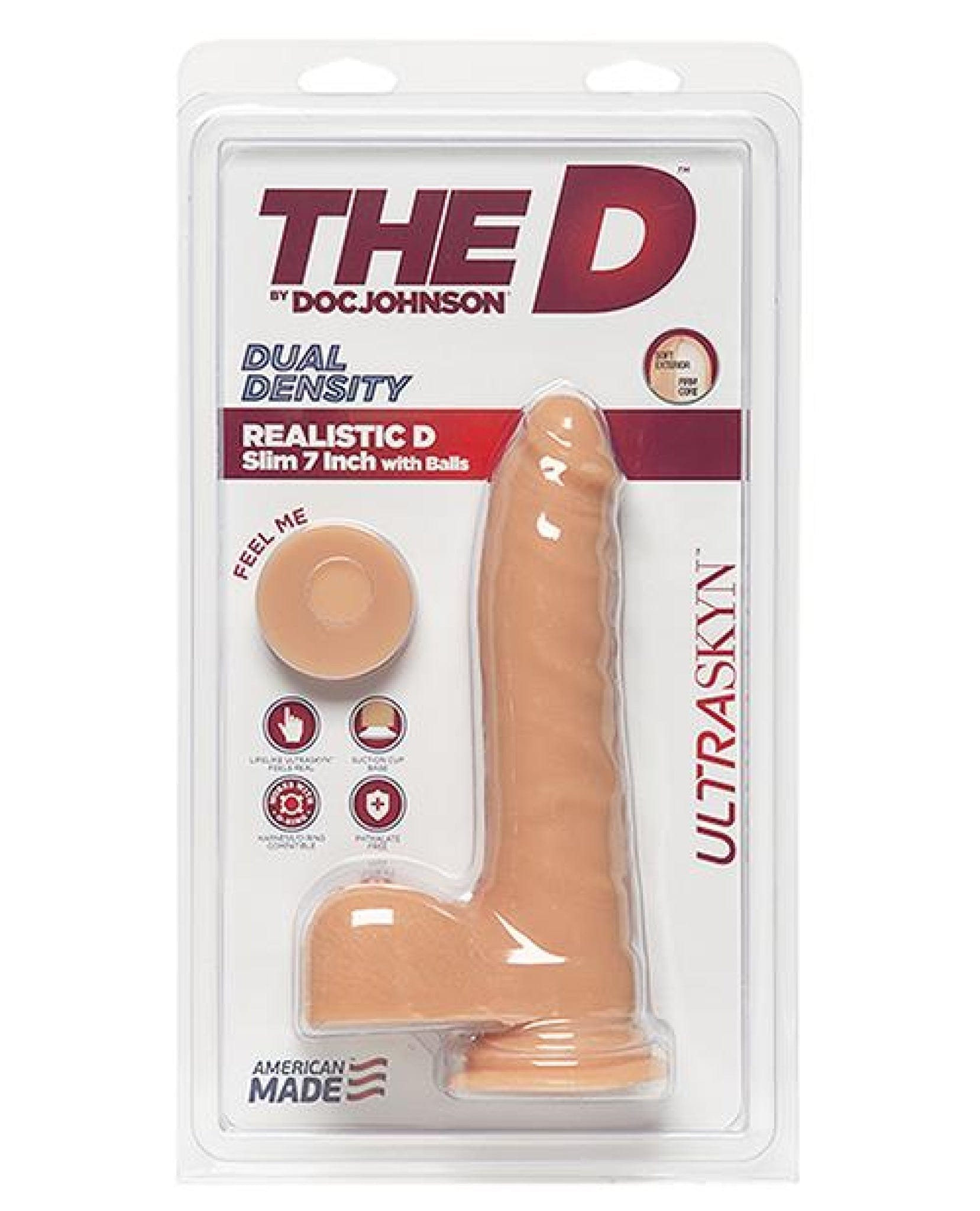 Doll Authority Dongs & Dildos Vanilla "The D 7"" Realistic D Slim W/balls"
