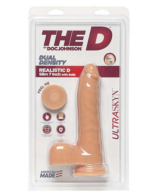 Doll Authority Dongs & Dildos Vanilla "The D 7"" Realistic D Slim W/balls"