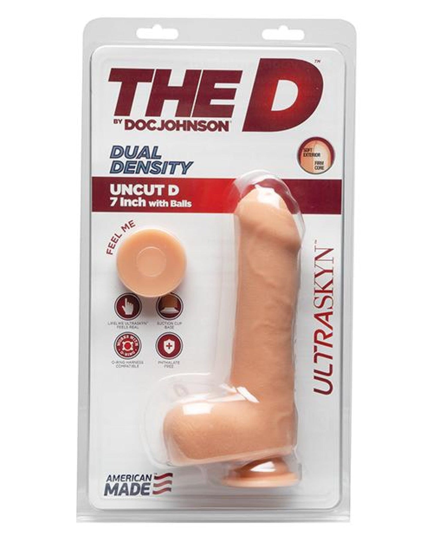 Doll Authority Dongs & Dildos Vanilla "The D 7"" Uncut D W/balls"