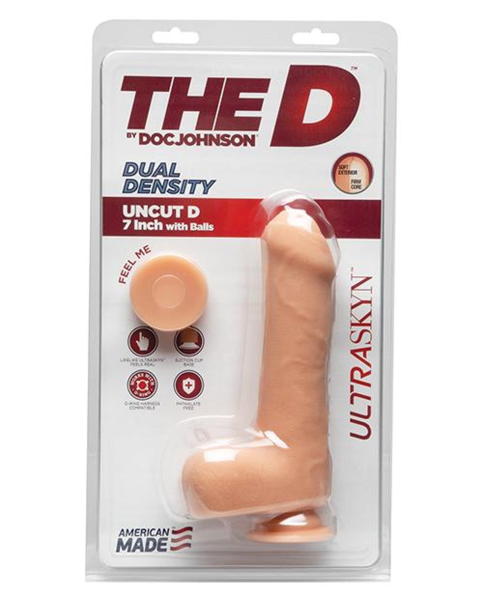 Doll Authority Dongs & Dildos Vanilla "The D 7"" Uncut D W/balls"