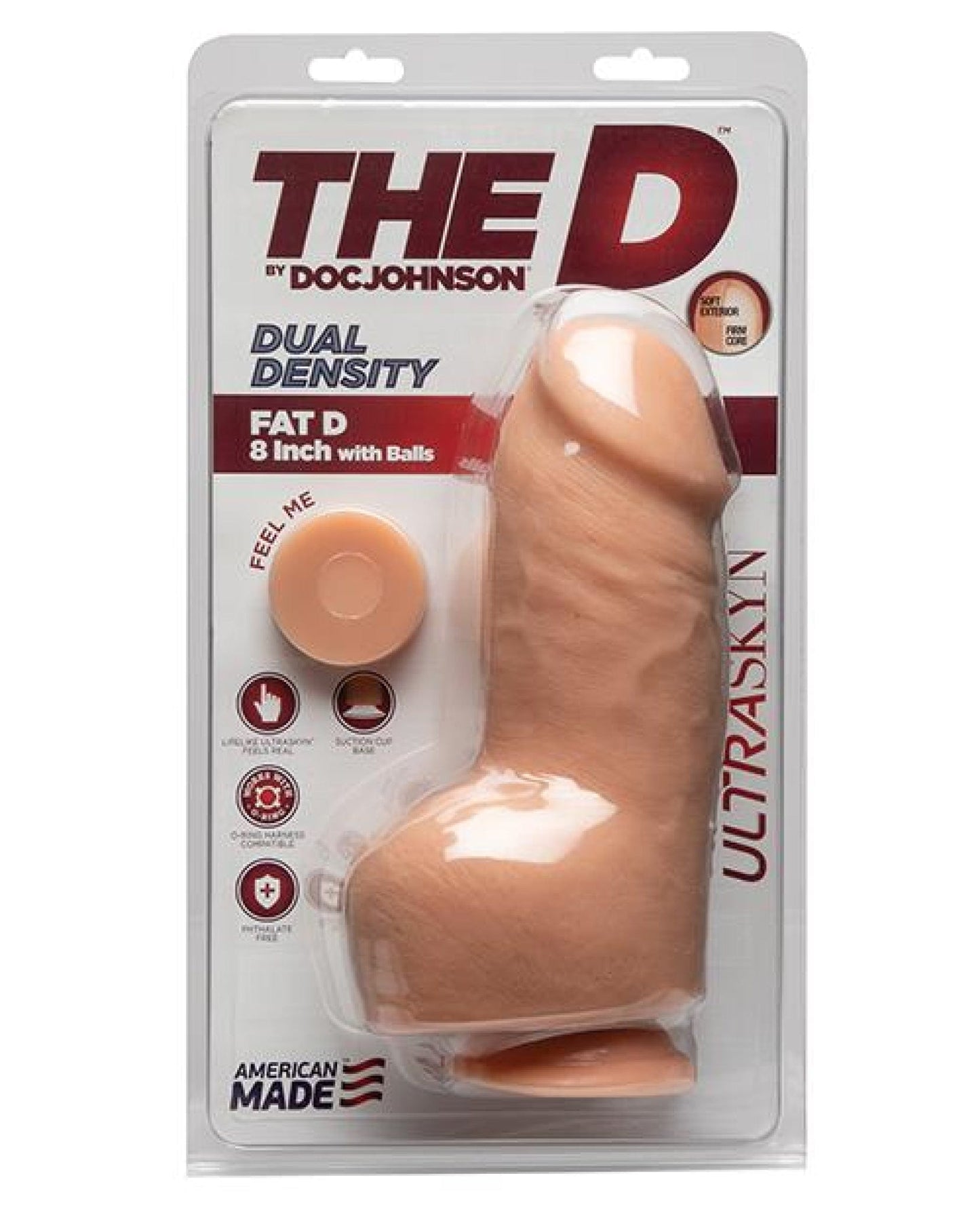 Doll Authority Dongs & Dildos Vanilla "The D 8"" Fat D W/balls"