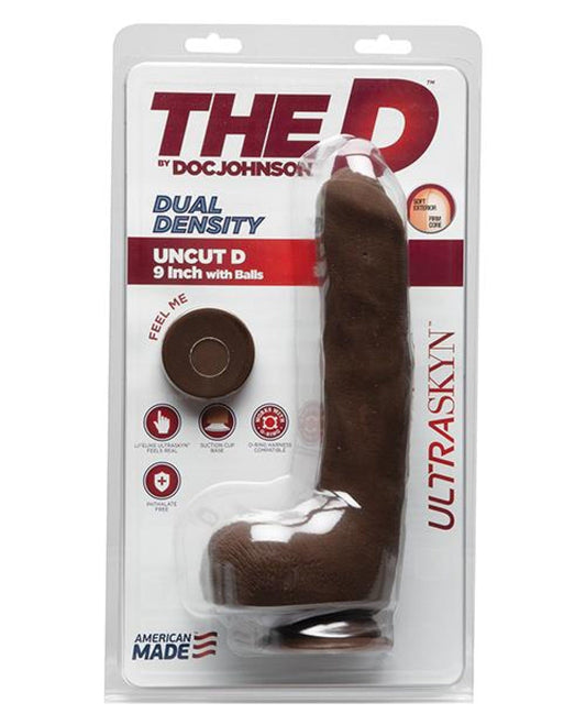Doll Authority Dongs & Dildos Chocolate "The D 9"" Uncut D W/balls"