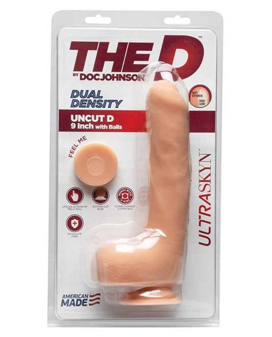 Doll Authority Dongs & Dildos The D 9" Uncut D W-balls - Vanilla