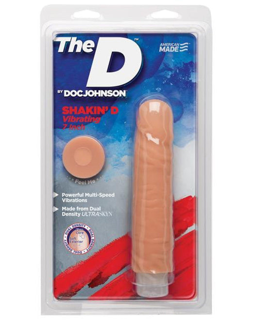 Doll Authority Dongs & Dildos Vanilla The D Shakin' D Vibrating