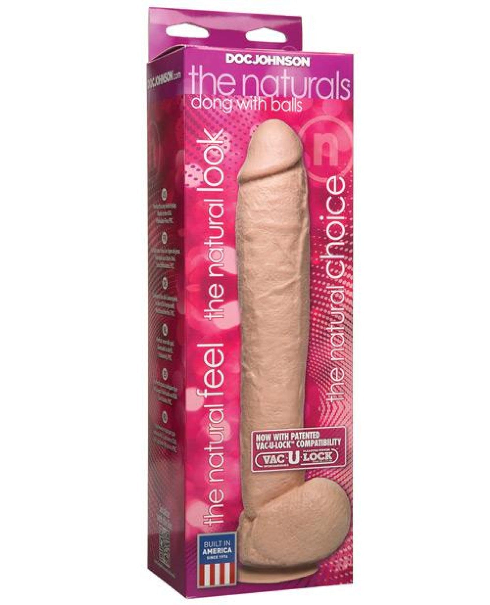 Doll Authority Dongs & Dildos The Naturals 12" Cock W-balls - Flesh