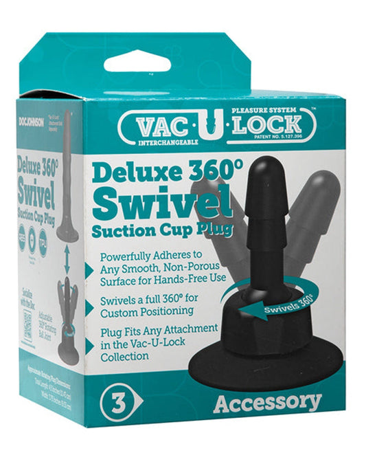 Doll Authority Dongs & Dildos Vac-u-lock Deluxe 360 Swivel Suction Cup Plug