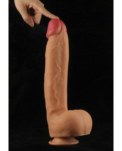 Doll Authority Dongs & Dildos Voodoo Get Lucky 12" Real Skin Series Mega Man - Flesh