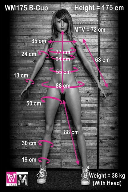 Doll Authority SEX DOLL 5'9" (175cm) - B-Cup Body