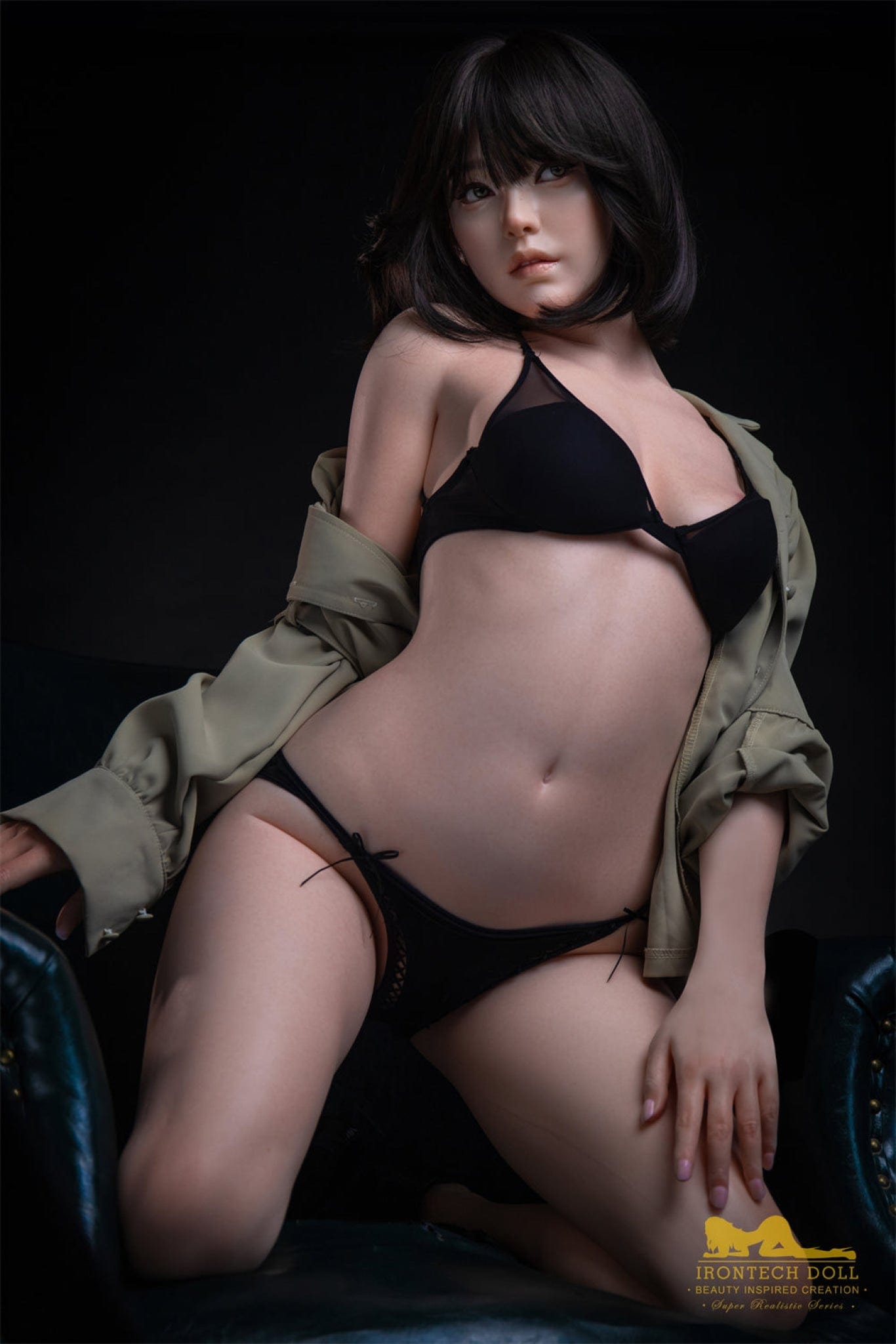 Doll Authority SEX DOLL 5'3" (163cm) - A-Cup Silicone Body Agnes Brunette Full Silicone Love Doll - IronTech Doll®