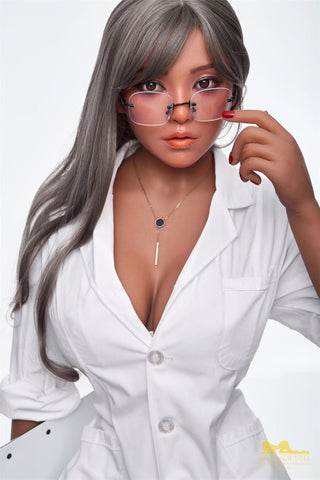 Agnes Dark Tanned Realistic Silicone Head + TPE Body - IronTech Doll®