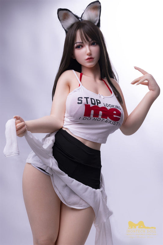 Doll Authority SEX DOLL 5'4" (165cm) - F-Cup Silicone Body Ashley Brunette Asian full Silicone - IronTech Doll®