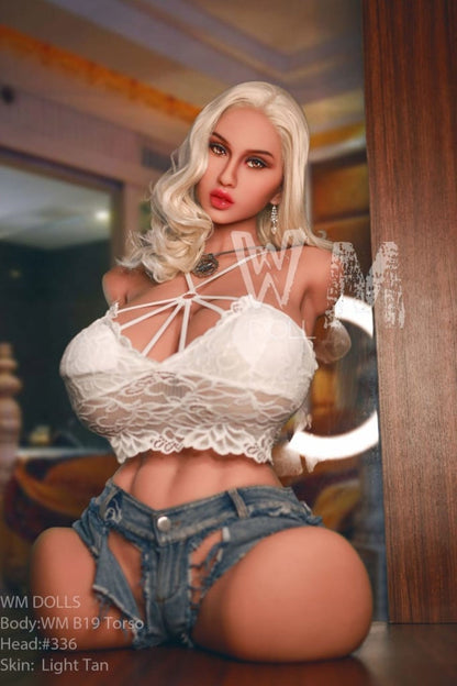 Doll Authority SEX DOLL 2'9" (89cm) - M-Cup Torso Elodie Premium Sex Doll Torso B19 - Head 336 - WM Doll