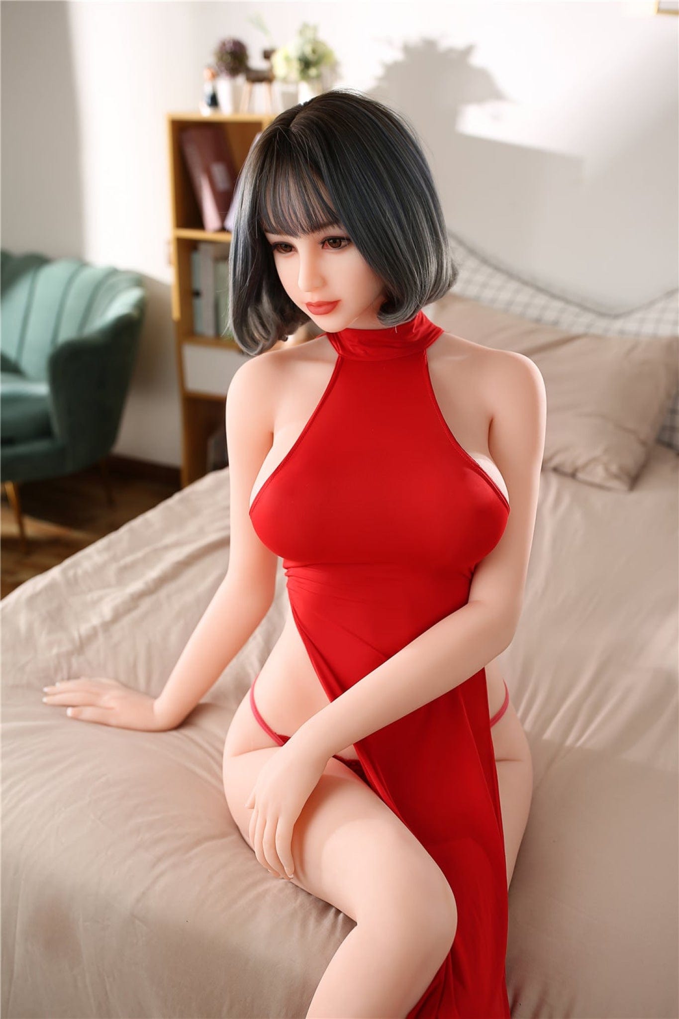 Doll Authority SEX DOLL 5'4" (165cm) - A-Cup Body Khloe Life Size Love Doll - Iron Tech Doll