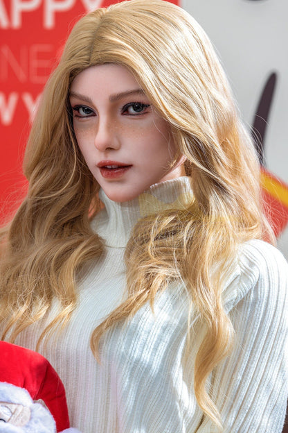 Doll Authority SEX DOLL 5'3" (163cm) - A-Cup Silicone Body Misa 163cm Blonde Full Silicone - IronTech Doll®