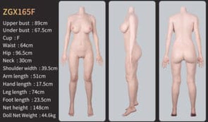 Doll Authority SEX DOLL 5'4" (X165cm) - F-Cup Silicone Body Natasha Life Size Silicone Sex Doll - GE125 - Zelex Inspiration Series