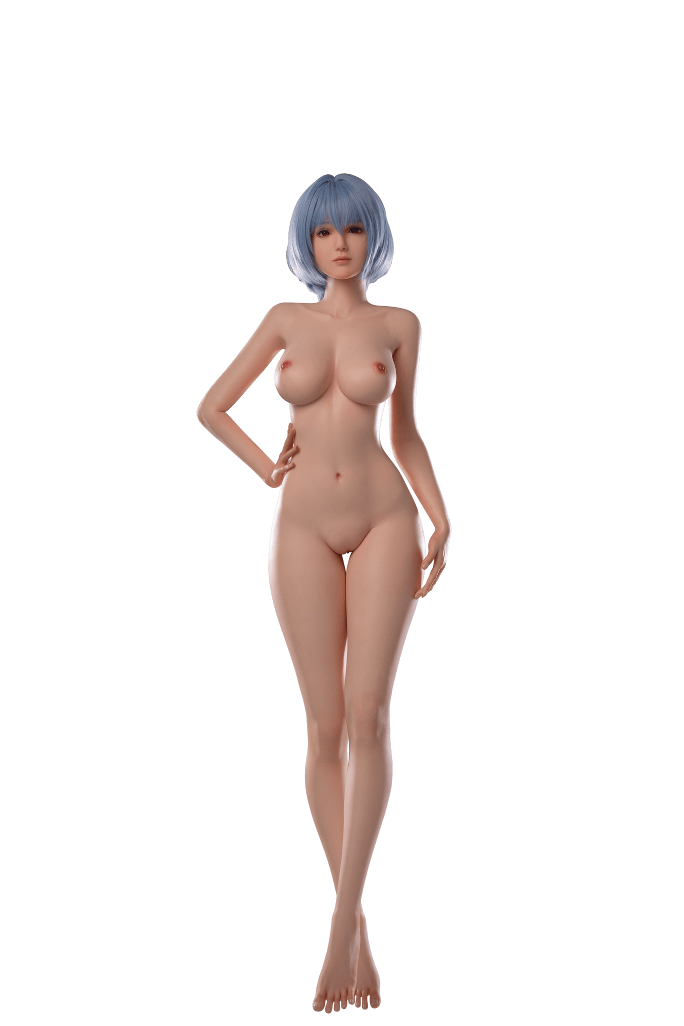 Doll Authority SEX DOLL 5'1" (156cm) - E-Cup Silicone Body Poppi Ayanami Anime Silicone Sex Doll - Game Lady Doll