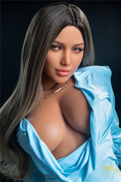 Doll Authority SEX DOLL 5'4" (164cm) - E-Cup Silicone Body Sybil Dark Tanned Silicone Real Doll - IronTech Doll®