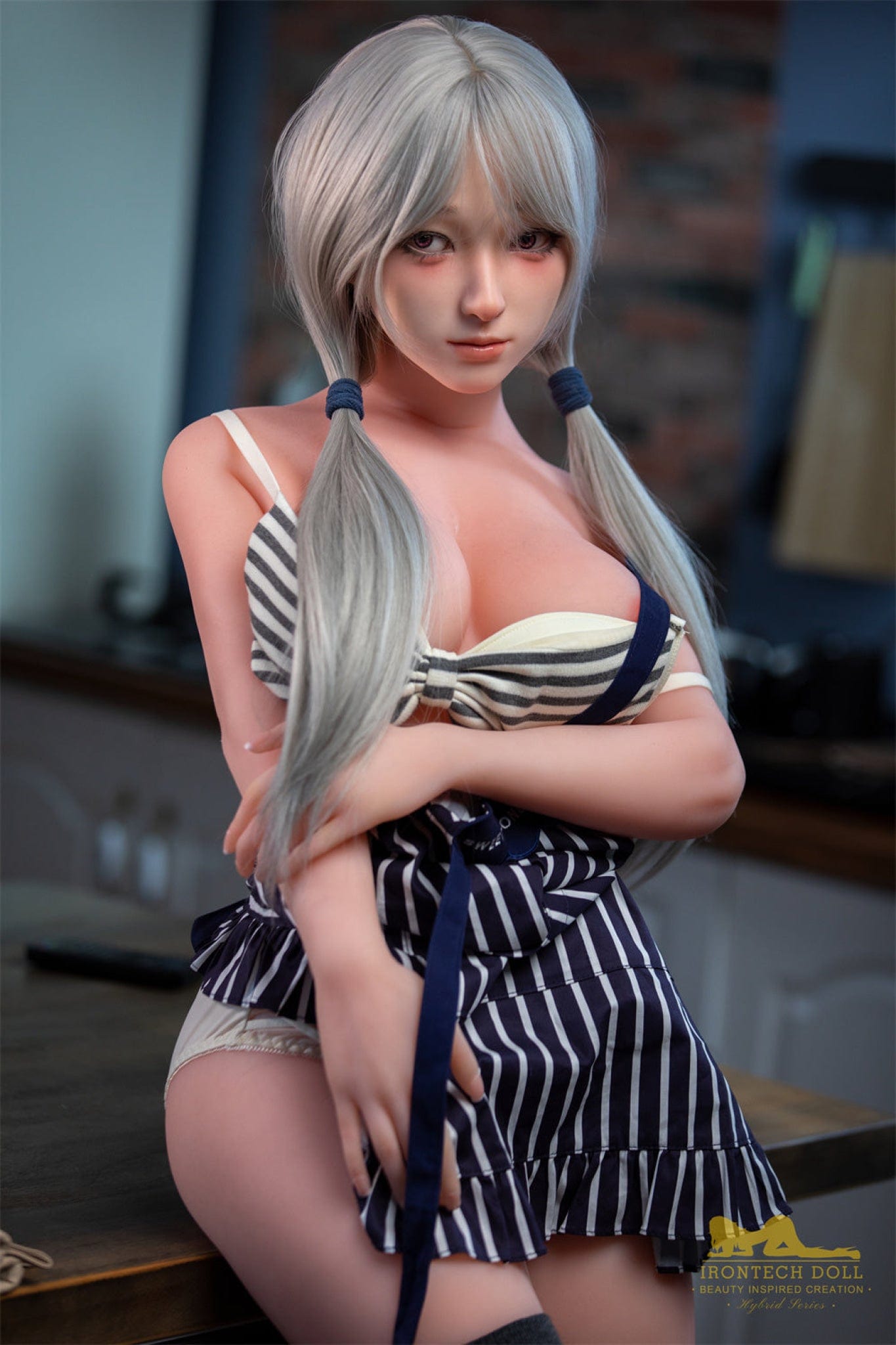 Doll Authority SEX DOLL 5'1" (154cm) - F-Cup Hybrid Body Yutsu Teen Silicone Head + TPE Body - IronTech Doll®