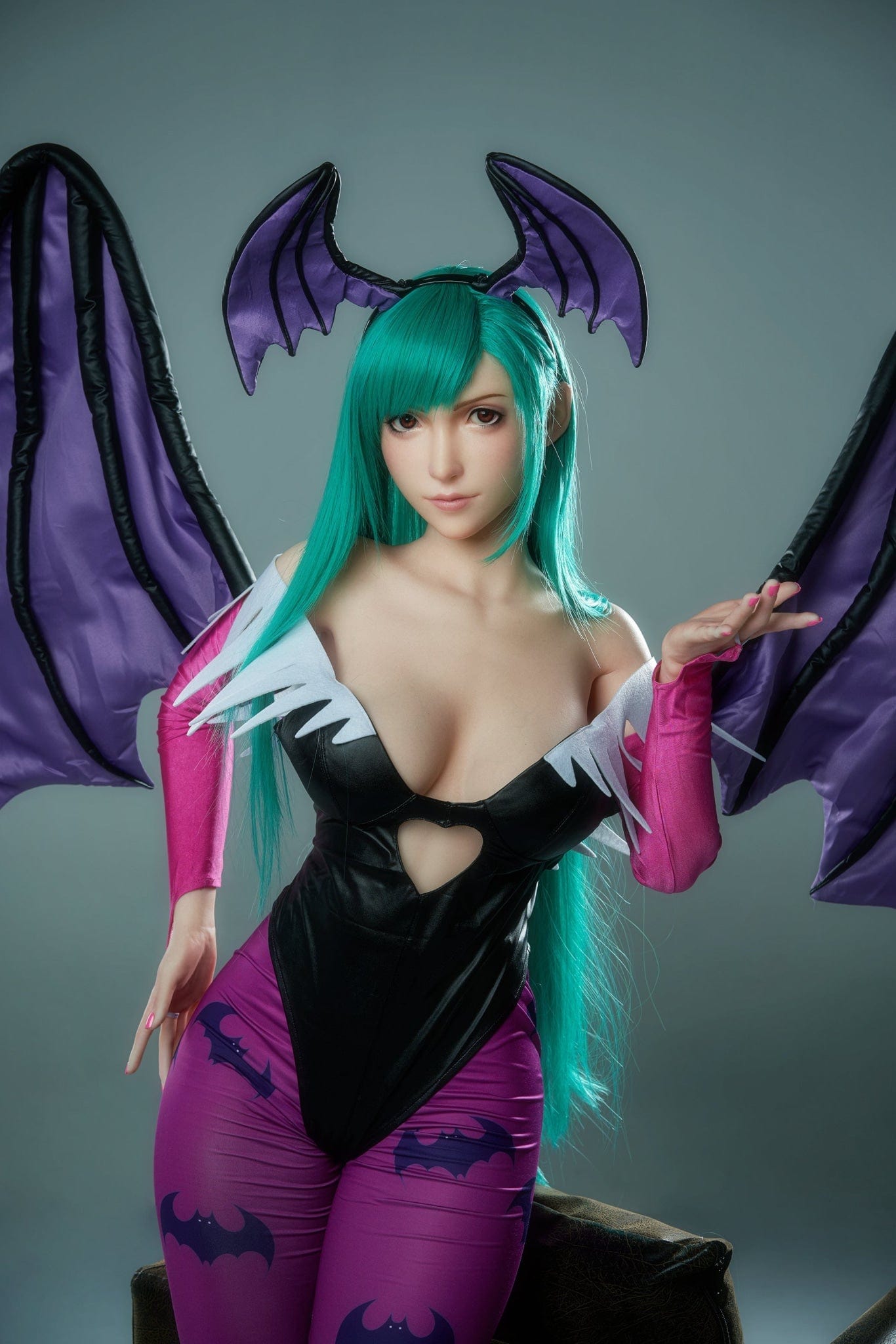 Doll Authority SEX DOLL 5'5" (167cm) - D-Cup Silicone Body Yuuka Morrigan Silicone Sex Doll - Game Lady Doll