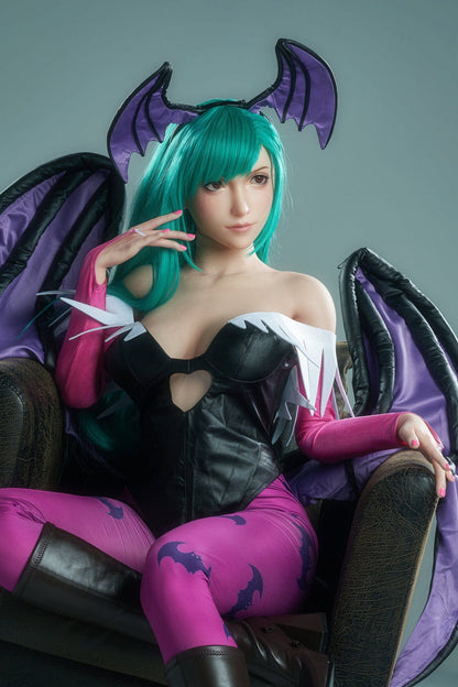 Doll Authority SEX DOLL 5'5" (167cm) - D-Cup Silicone Body Yuuka Morrigan Silicone Sex Doll - Game Lady Doll