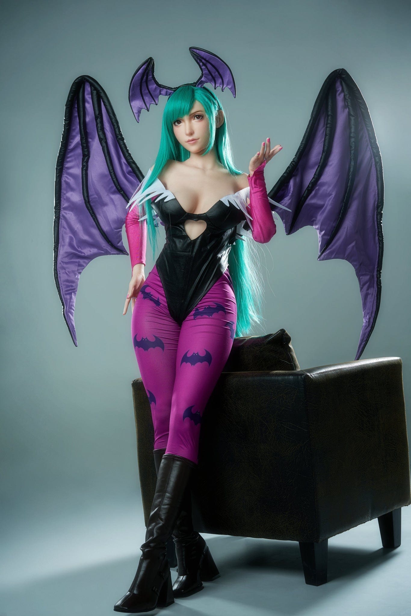 Doll Authority SEX DOLL 5'5" (167cm) - D-Cup Silicone Body Yuuka Morrigan Silicone Sex Doll - Game Lady Doll