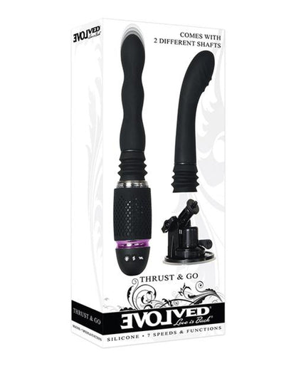 Doll Authority Sex Machines Evolved Thrust & Go Sex Machine - Black