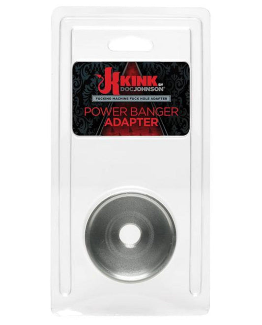 Doll Authority Sex Machines Kink Fucking Machines Power Banger Adapter For Fuck Hole Variable Pressure Stroker - Silver