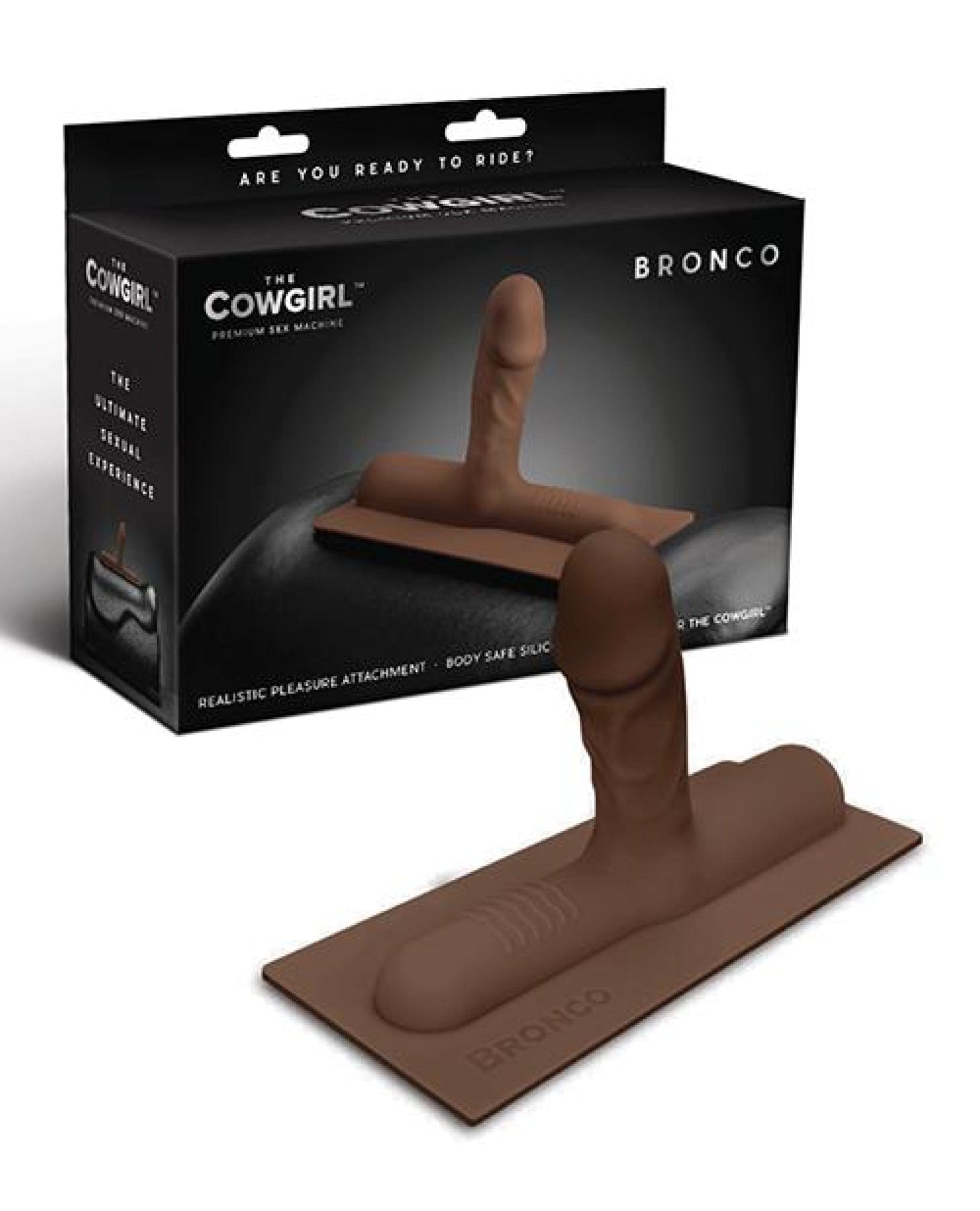 Doll Authority Sex Machines Chocolate The Cowgirl Bronco Silicone Attachment