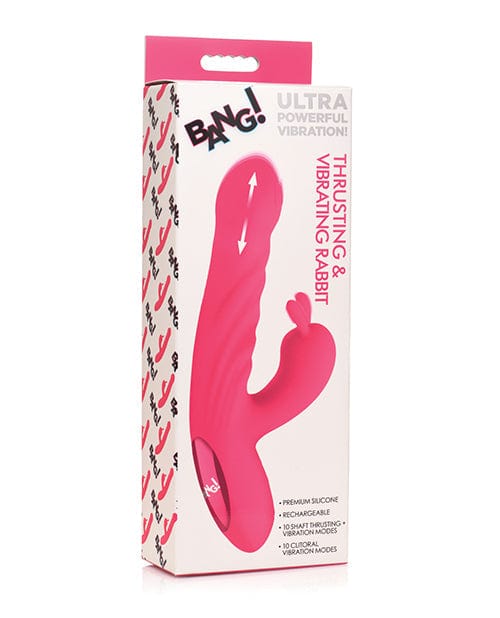 Doll Authority Vibrators Bang! 10X Thrusting & Vibrating Rabbit - Pink