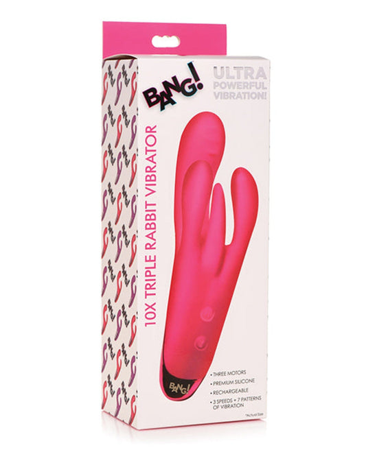Doll Authority Vibrators Pink Bang! Triple Rabbit Vibrator