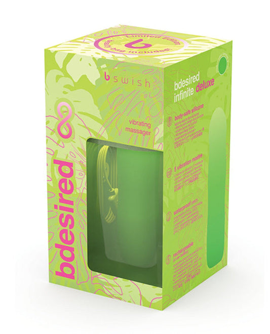 Doll Authority Vibrators Bdesired Infinite Deluxe LE Paradise Vibrator - Green