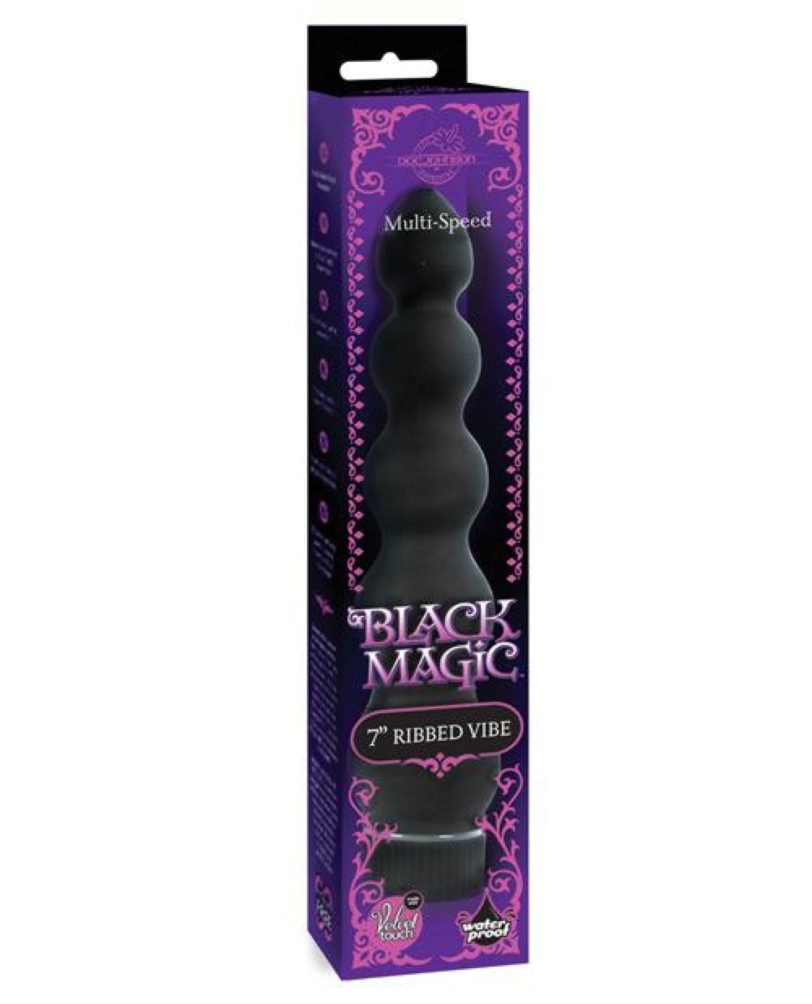 Doll Authority Vibrators Black Magic 7" Ribbed Vibe