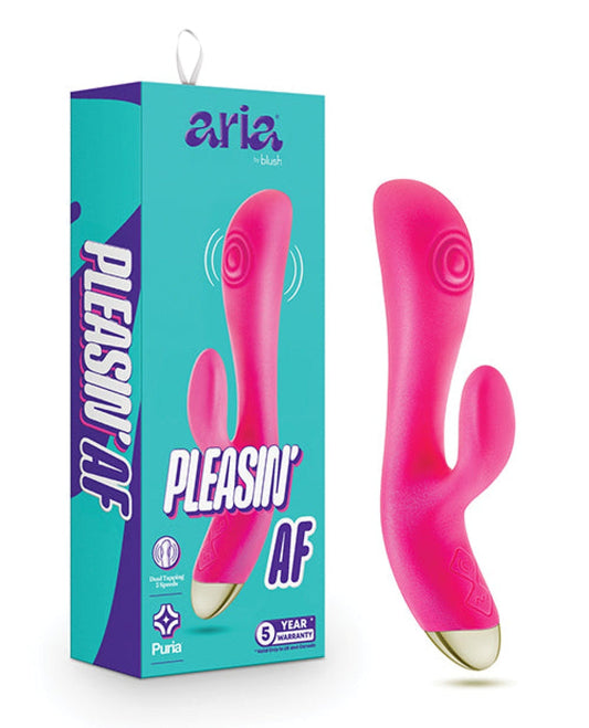 Doll Authority Vibrators Blush Aria Pleasin' Af - Fuchsia