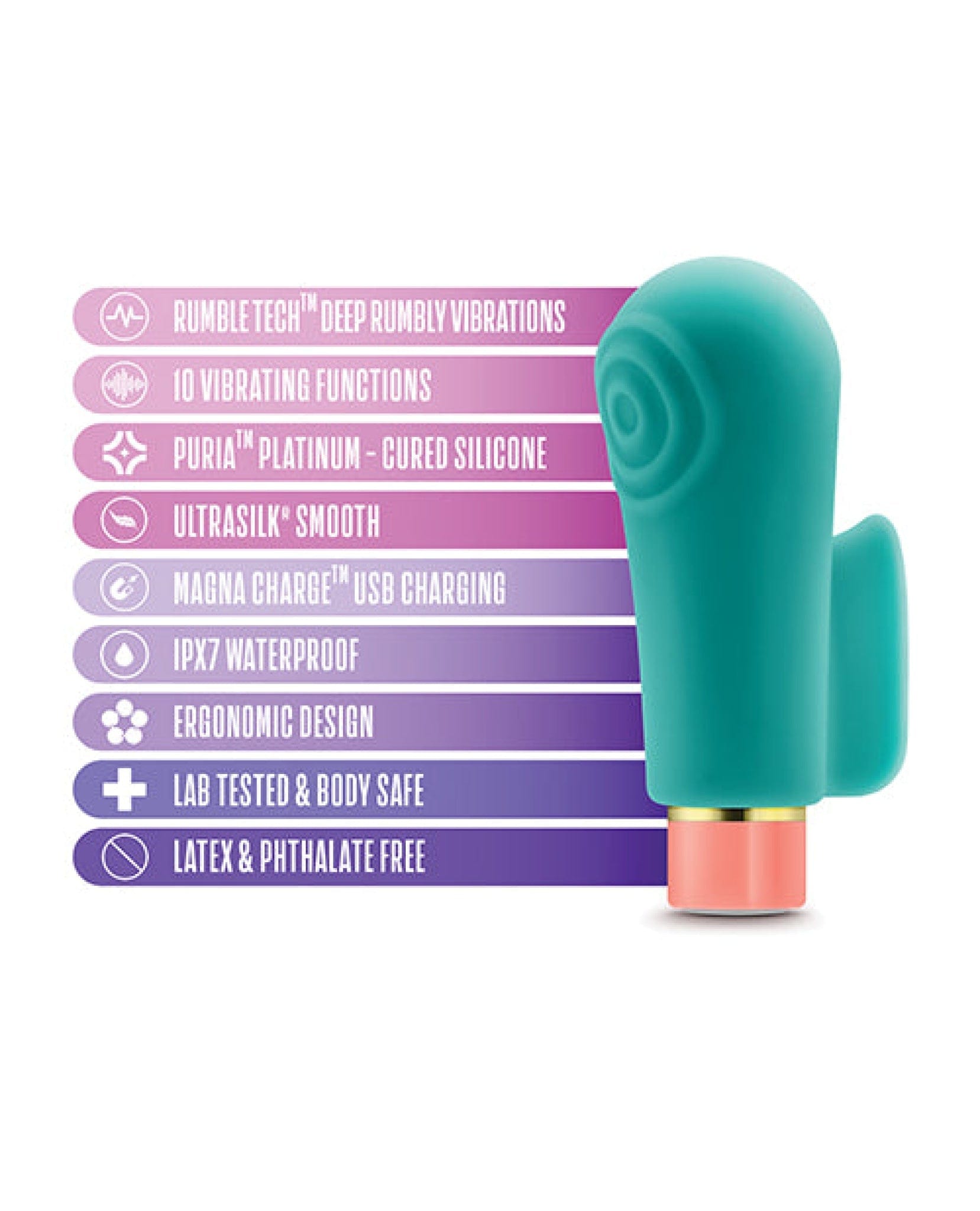 Doll Authority Vibrators Blush Aria Sensual Af - Teal