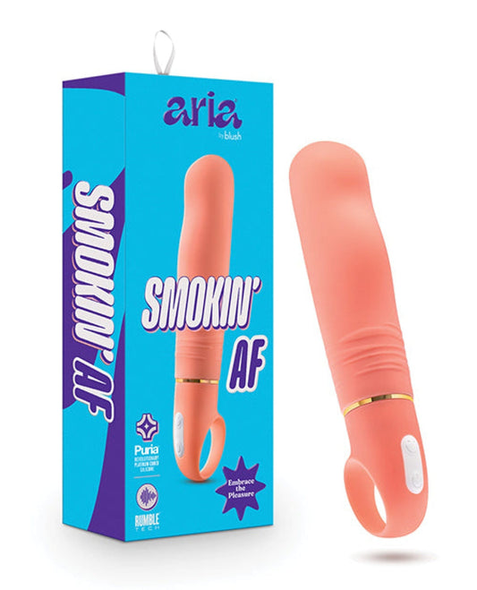 Doll Authority Vibrators Blush Aria Smokin' Af - Coral