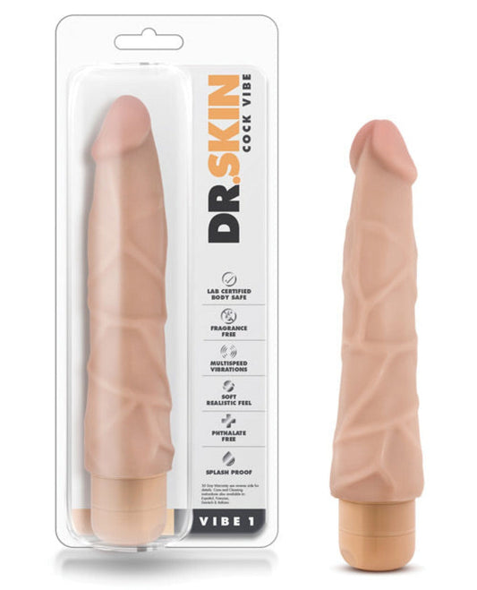 Doll Authority Vibrators Blush Dr. Skin Vibe #1 - Beige