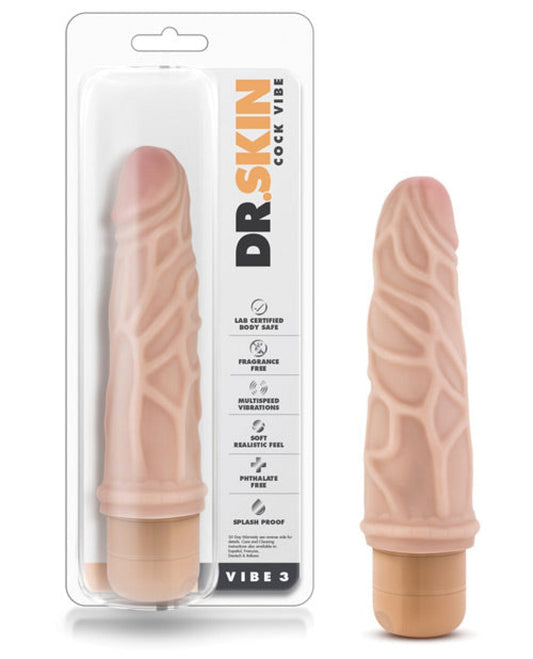 Doll Authority Vibrators Blush Dr. Skin Vibe #3 - Beige