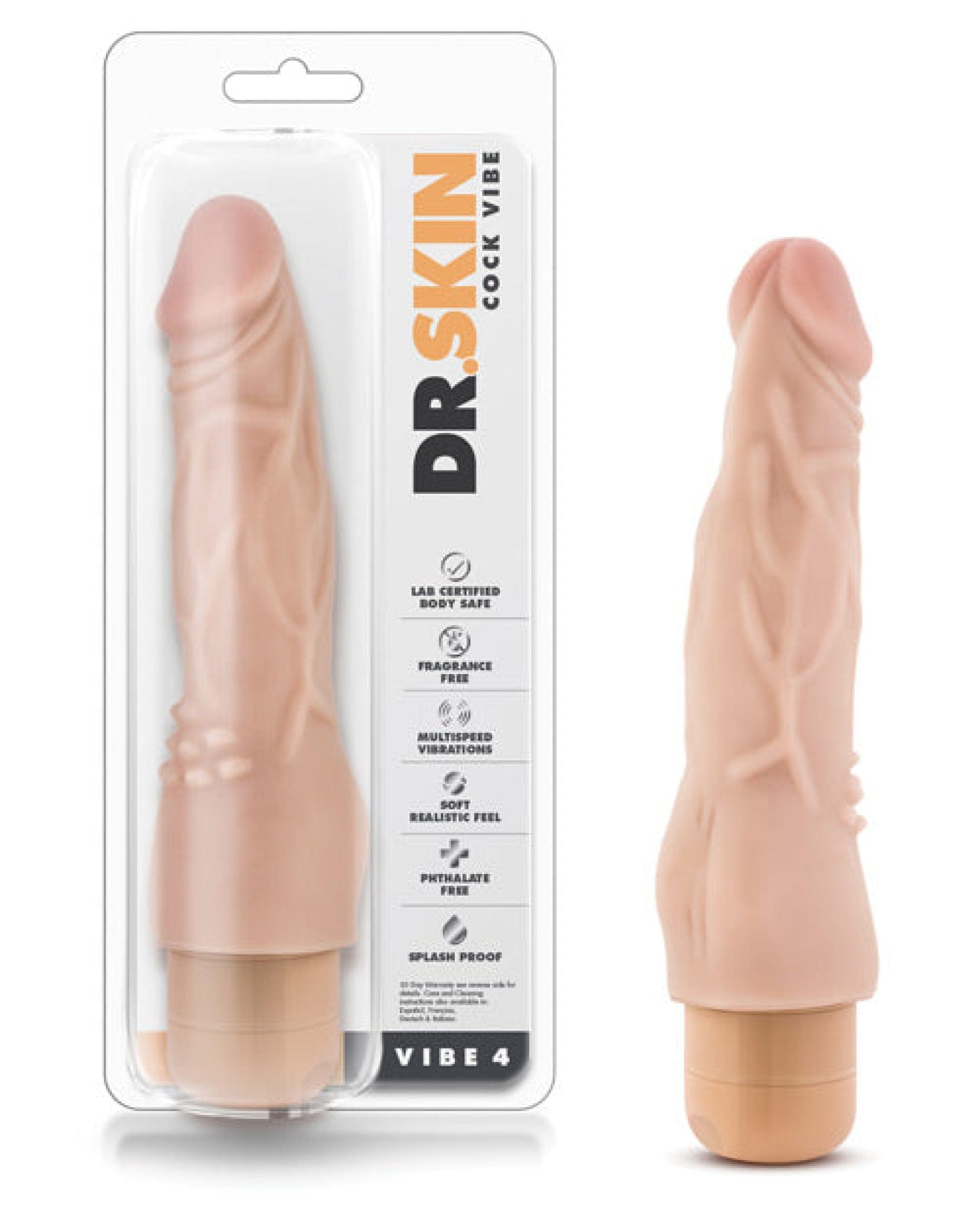Doll Authority Vibrators Blush Dr. Skin Vibe #4 - Beige