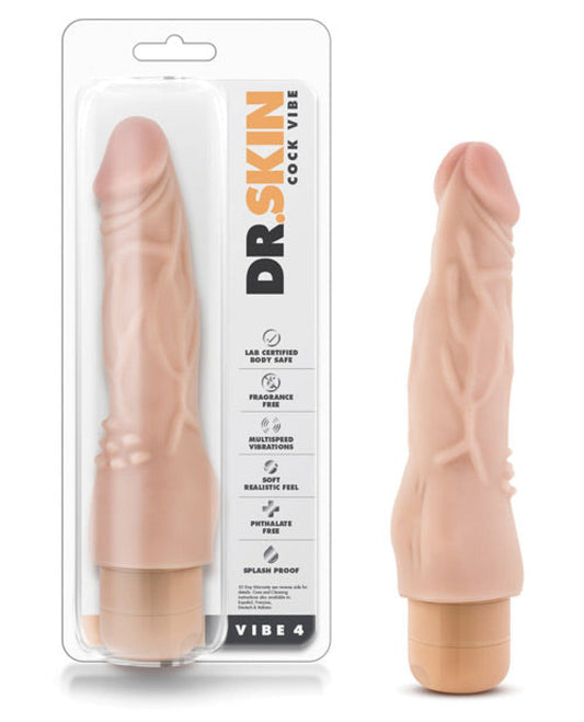 Doll Authority Vibrators Blush Dr. Skin Vibe #4 - Beige