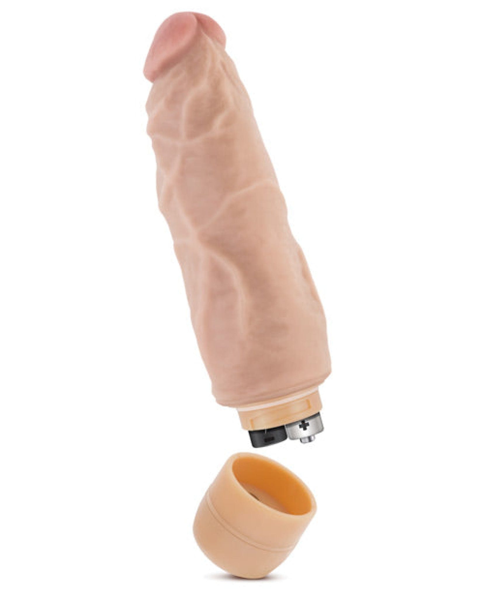 Doll Authority Vibrators Blush Dr. Skin Vibe 7" Dong #9 - Beige