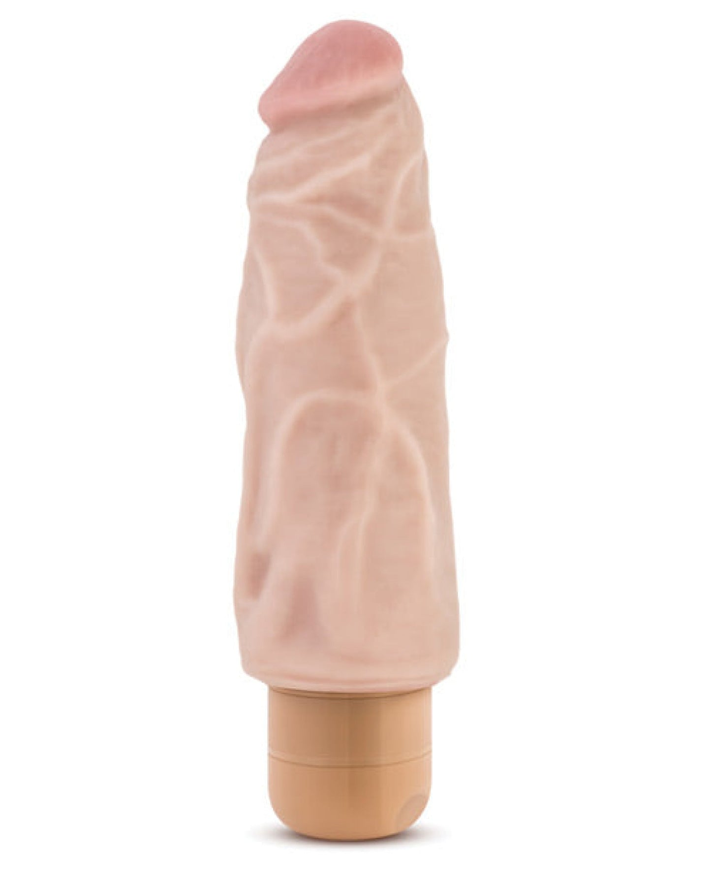 Doll Authority Vibrators Blush Dr. Skin Vibe 7" Dong #9 - Beige
