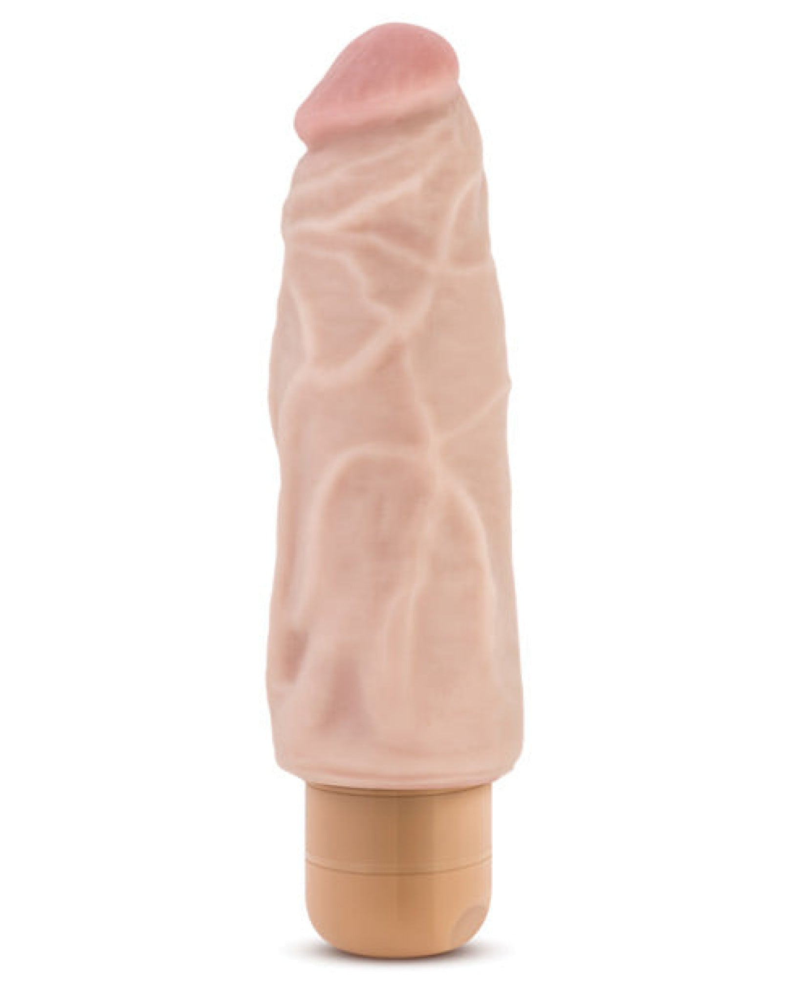 Doll Authority Vibrators Blush Dr. Skin Vibe 7" Dong #9 - Beige