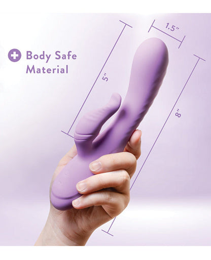 Doll Authority Vibrators Blush Evelyn Rabbit Vibrator - Purple