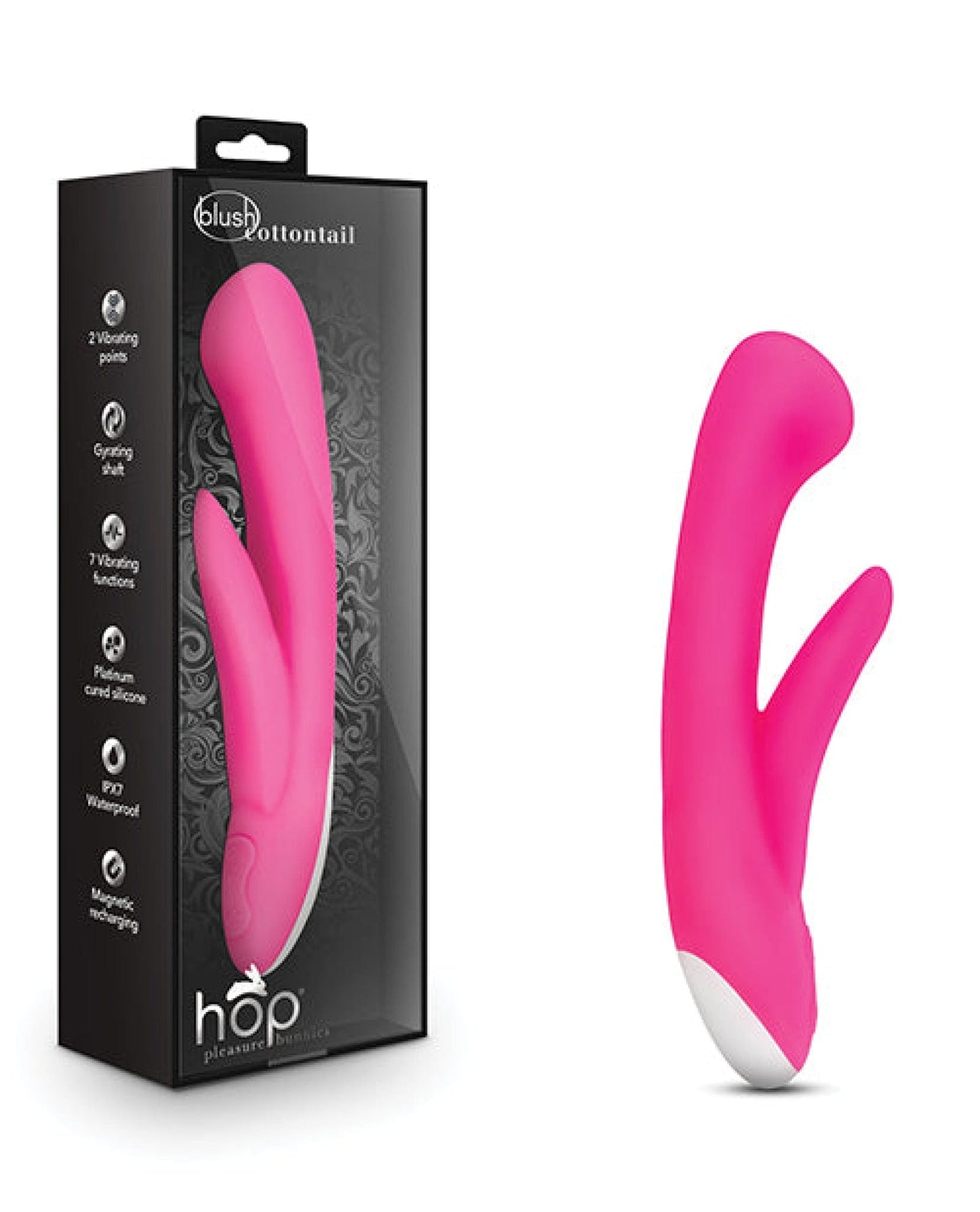 Doll Authority Vibrators Blush Hop Cottontail Plus - Hot Pink
