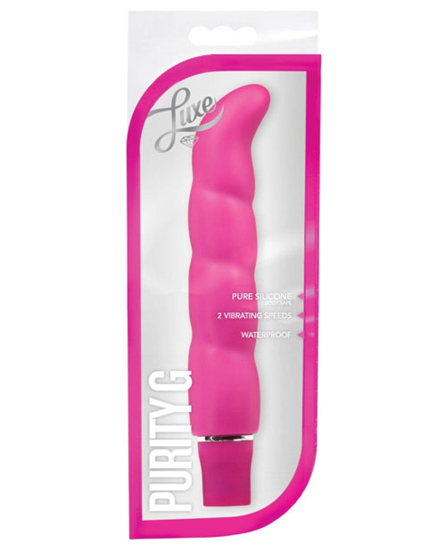 Doll Authority Vibrators Pink Blush Luxe Purity G Silicone Vibrator