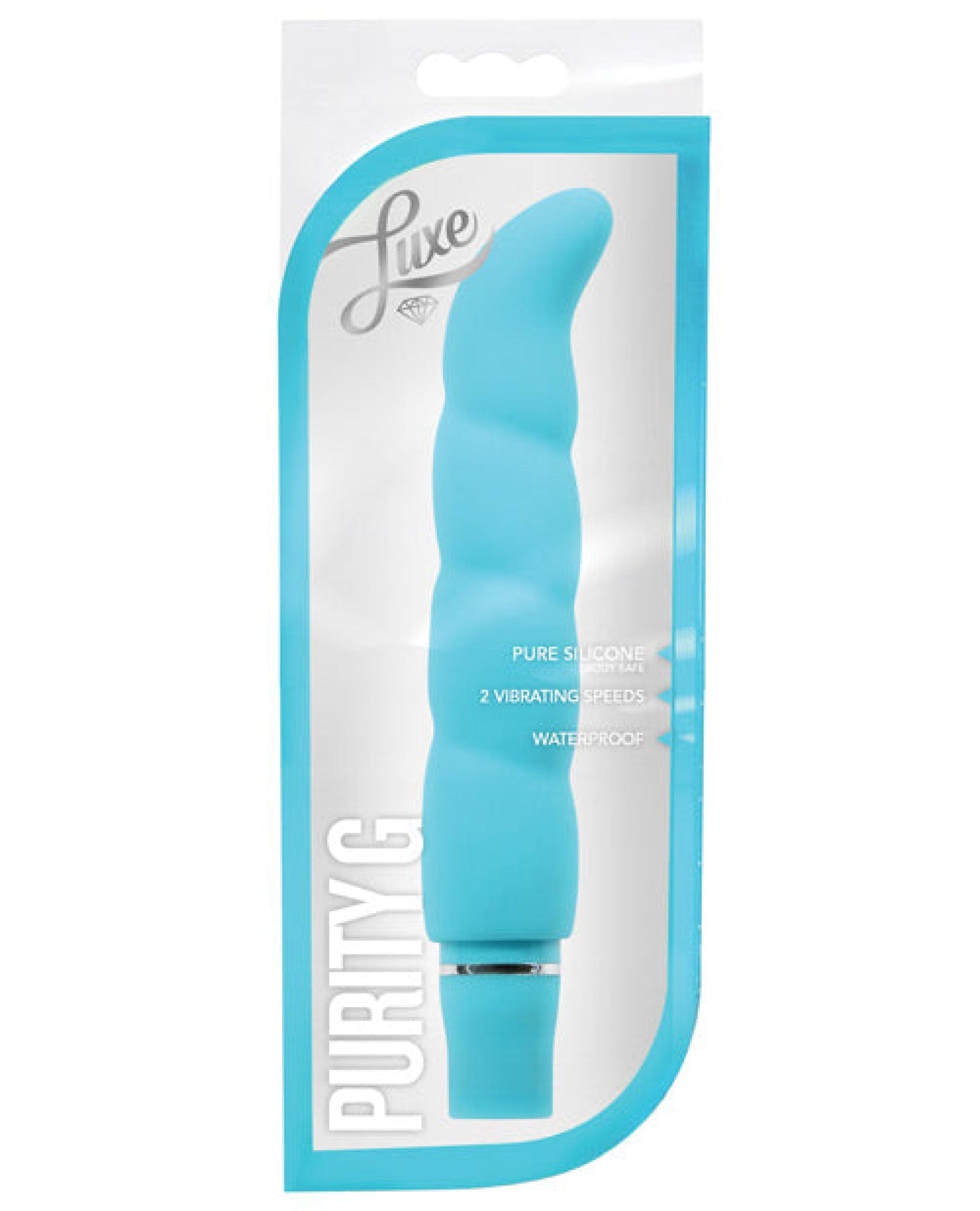 Doll Authority Vibrators Aqua Blush Luxe Purity G Silicone Vibrator