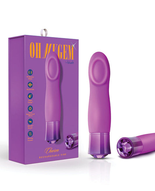 Doll Authority Vibrators Blush Oh My Gem Charm - Amethyst