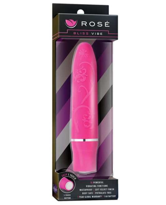 Doll Authority Vibrators Pink Blush Rose Bliss Vibe